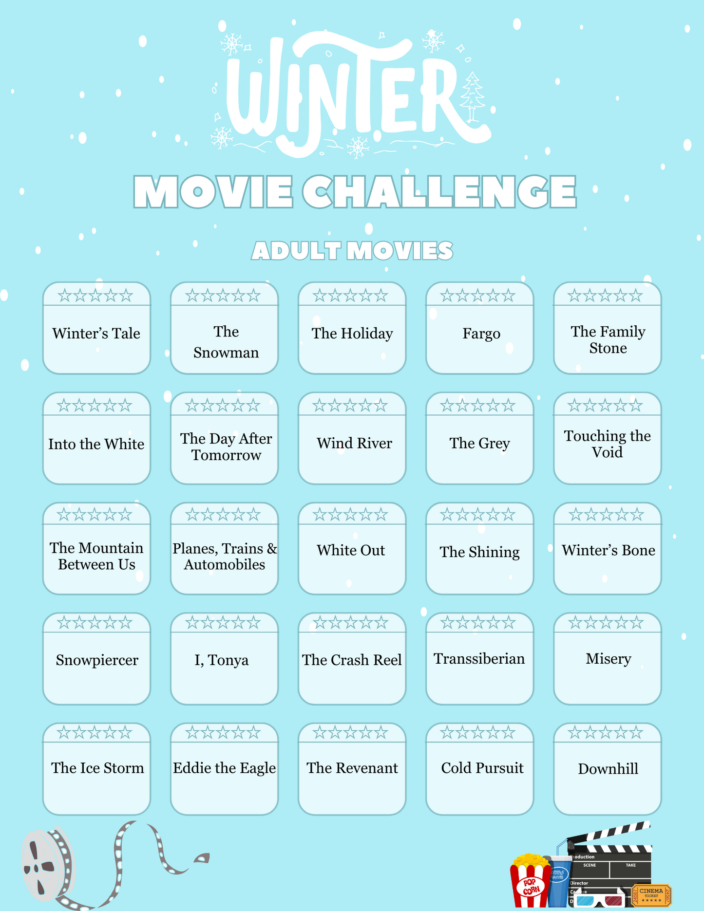Movie lovers, get ready for the Wondermom Shop Winter Movie Challenge featuring holiday classics.