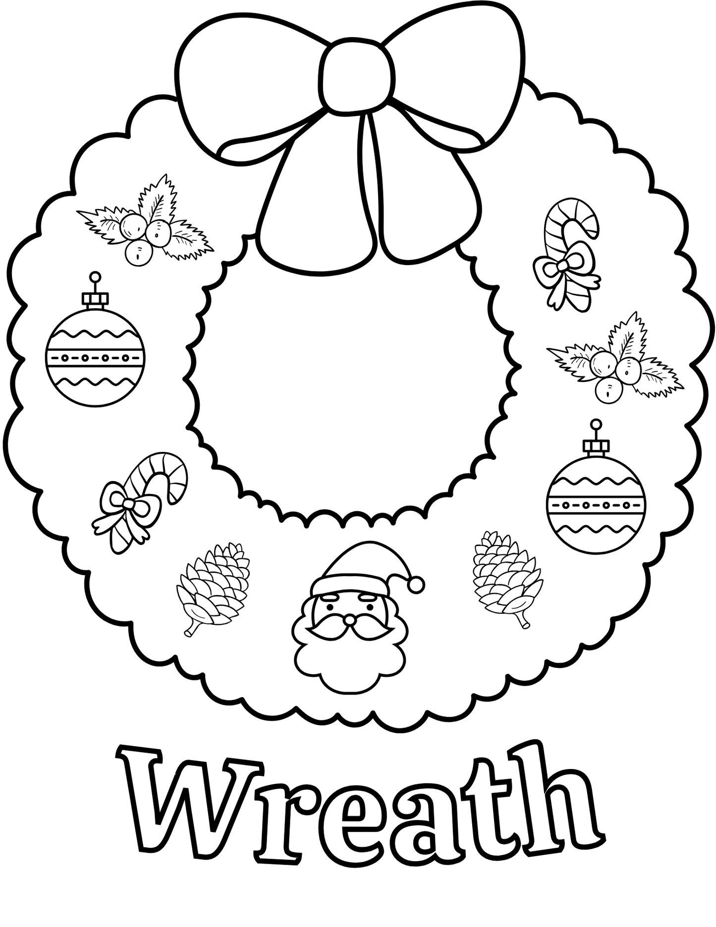 Festive collection of Wondermom Shop's Christmas Coloring Pages.