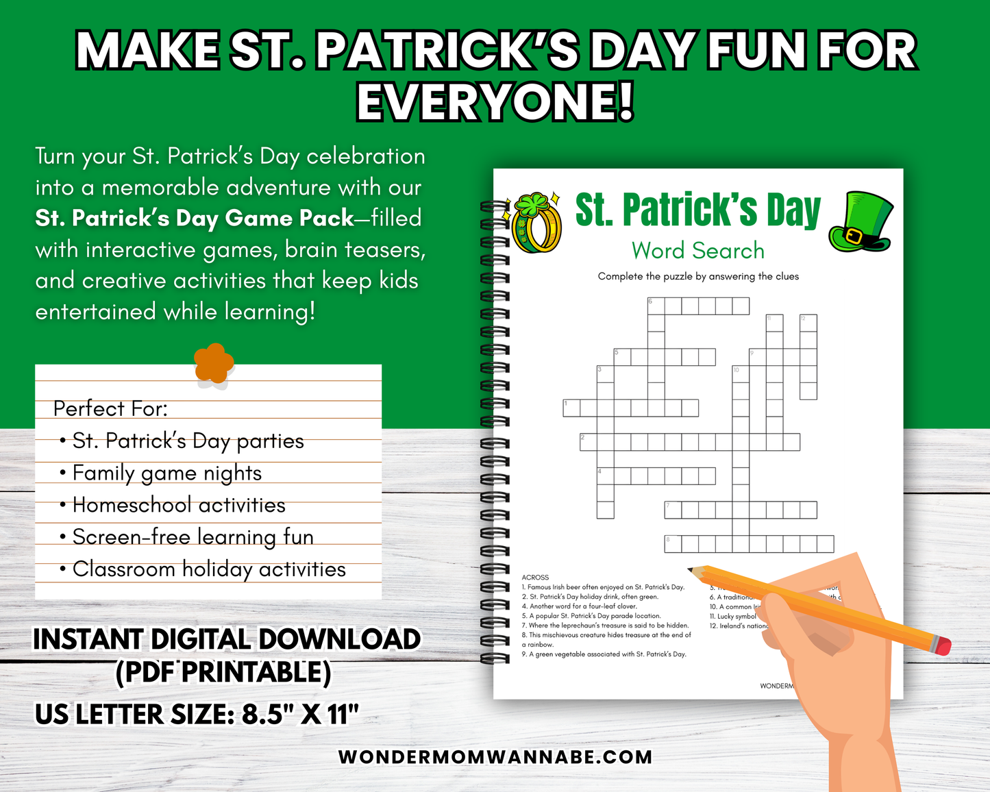St. Patrick’s Day Printable Game Pack