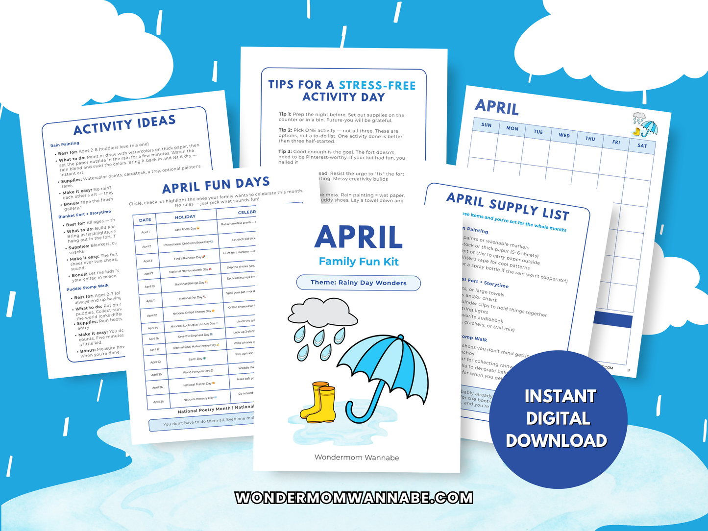 April Family Fun Kit