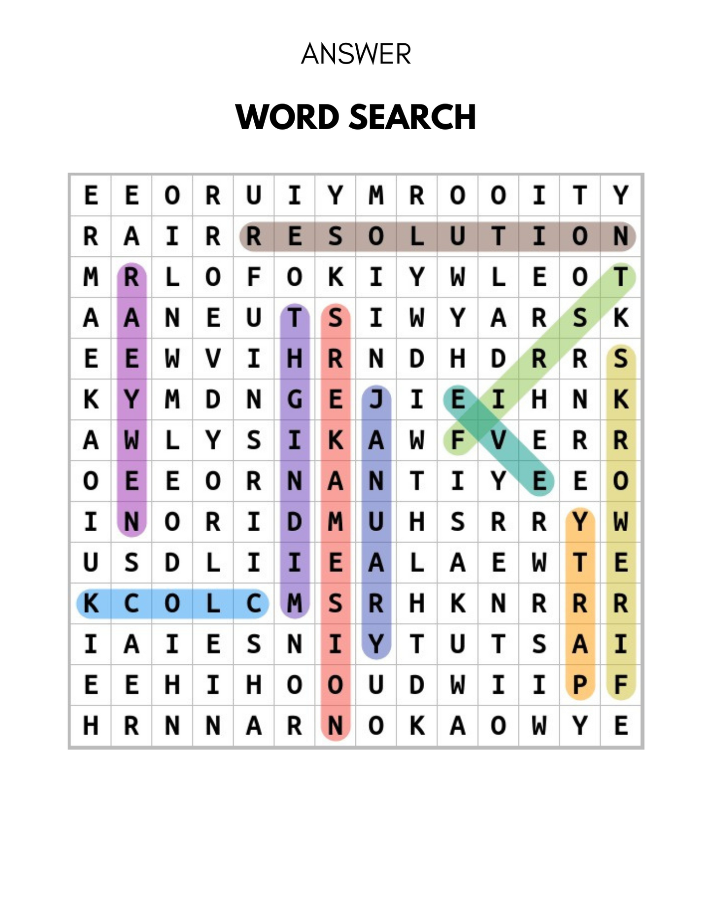 The Kid’s New Year’s Eve Pack from Wondermom Shop includes a word search puzzle with colorful highlights on words like "TRAIN" and "MOVIE," providing fun for kids during festive activities.
