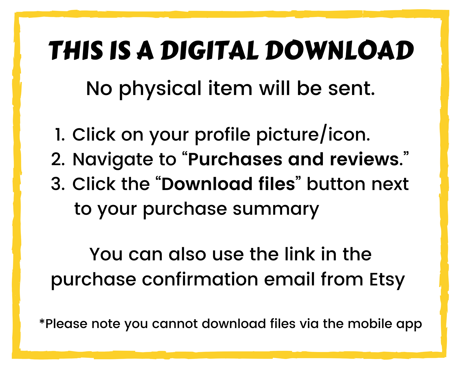 To download your digital item, click on your profile, go to purchases, and select download files. Please use a desktop as mobile downloads aren't supported. Ideal for organizing with Wondermom Shop's Busy Mom's Lunchbox Planner or boosting meal prep efficiency!.
