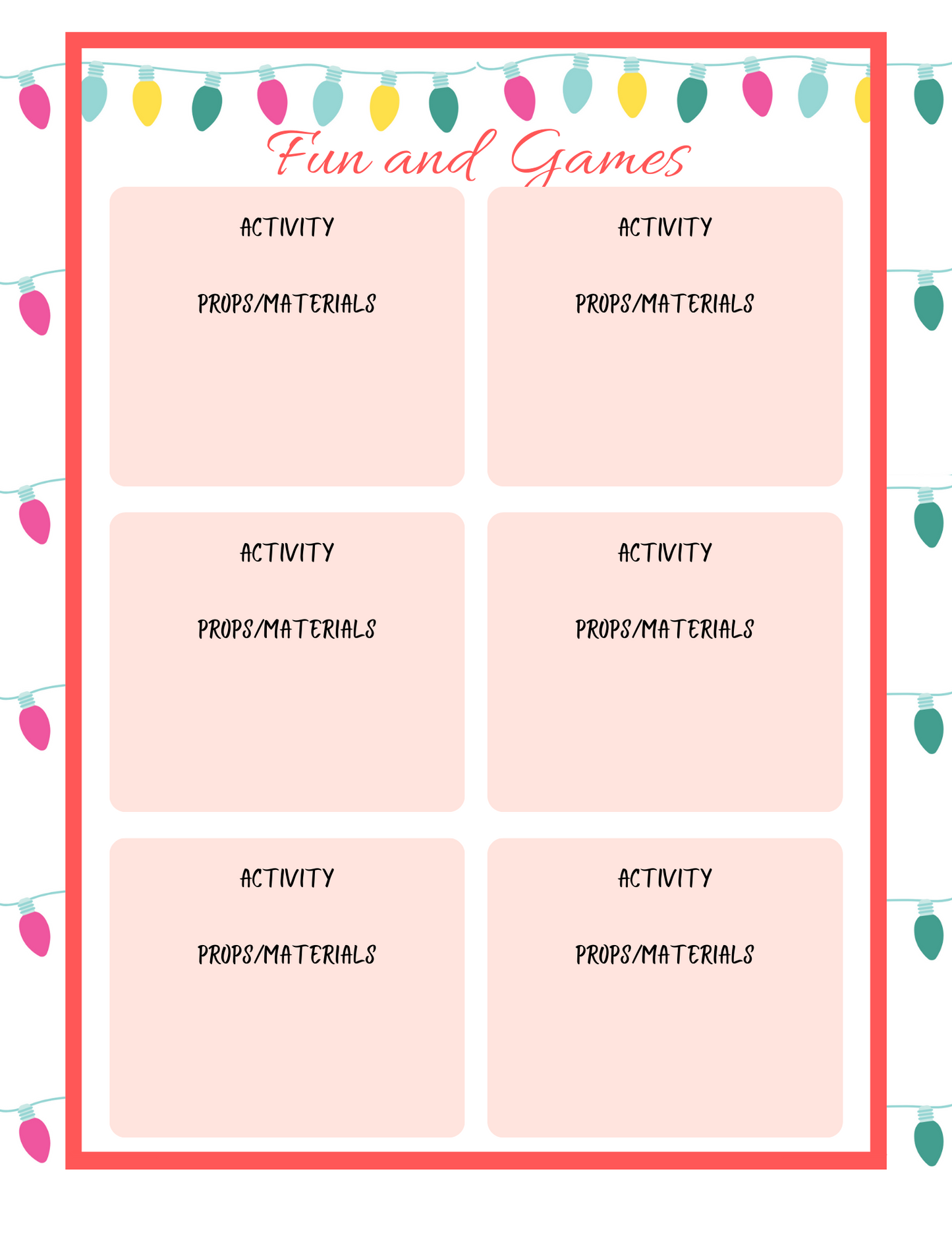 A Wondermom Shop Christmas Season Planner with a pink background.