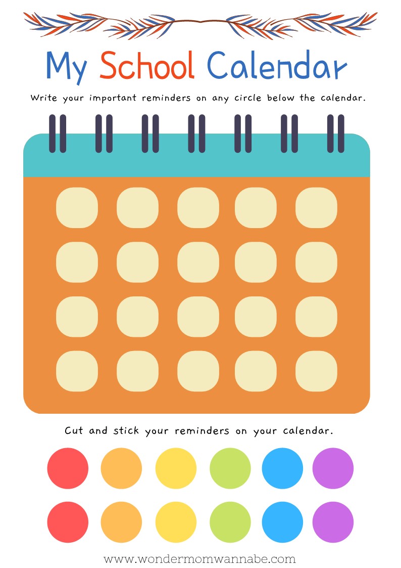My Wondermom Shop Back to School Prep Kit printable.