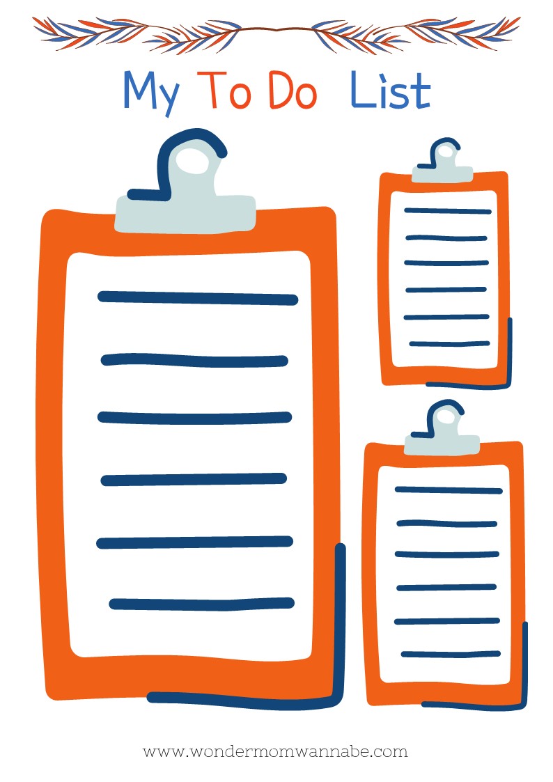 A Back to School Prep Kit from Wondermom Shop with the words my to do list.