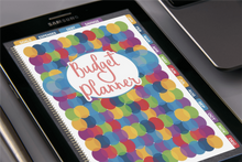 Load image into Gallery viewer, A Digital Budget Planner by Wondermom Shop with the word budget planner on it.
