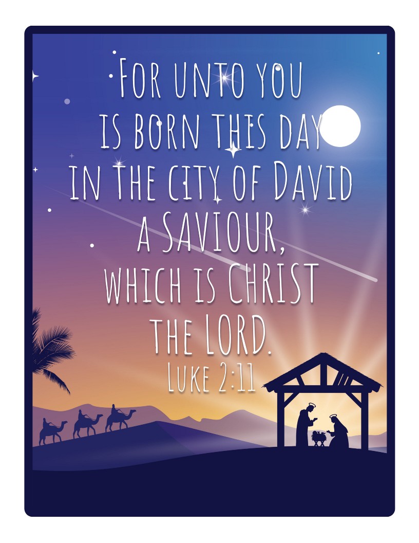 Celebrate the holiday cheer and festive celebration of the Christmas season with this beautiful Christmas Season Wall Art depicting the birth of Jesus in the city of David, who is the Lord from Wondermom Shop.