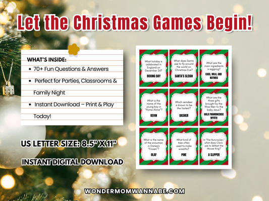 Christmas Trivia Printable