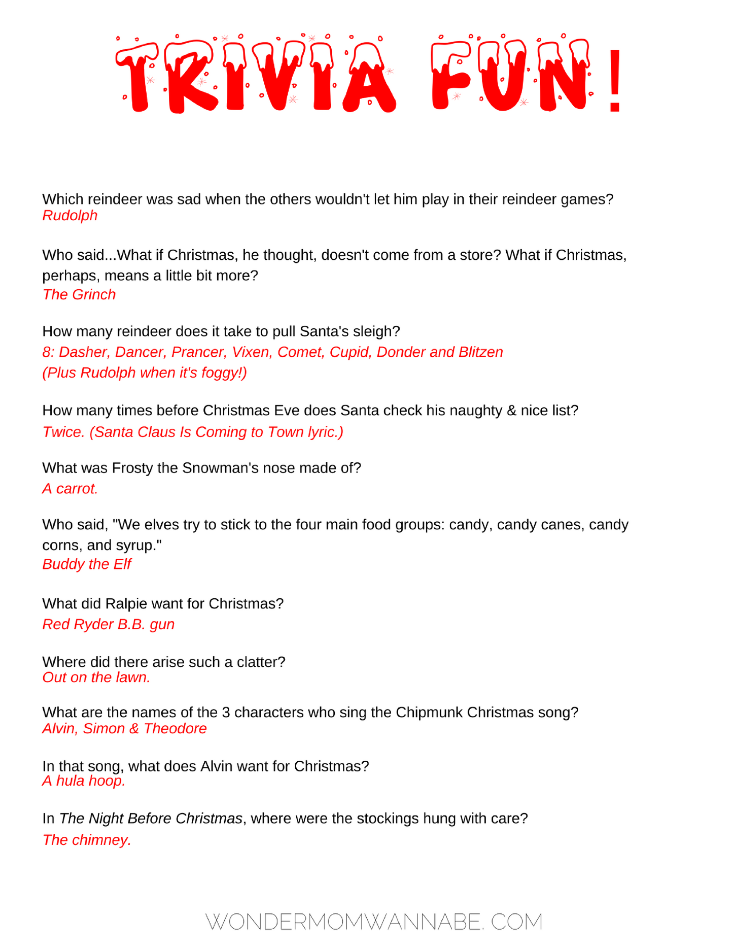 Santa Activity Kit for Kids