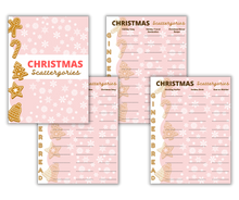 Load image into Gallery viewer, Digital product: Wondermom Shop&#39;s Christmas Kids Activities Bundle with holiday motifs.

