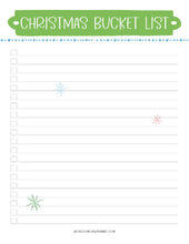 Load image into Gallery viewer, Wondermom Shop&#39;s The Most Wonderful Time of the Year Christmas Planner for holiday prep and menu planning.
