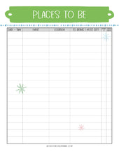 Load image into Gallery viewer, A printable The Most Wonderful Time of the Year Christmas Planner sheet for holiday prep and menu planning from Wondermom Shop.
