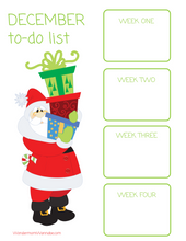 Load image into Gallery viewer, Printable Christmas Planner - Santa
