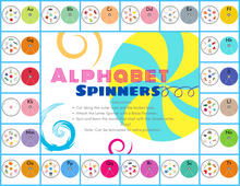 Load image into Gallery viewer, Alphabet Spinners
