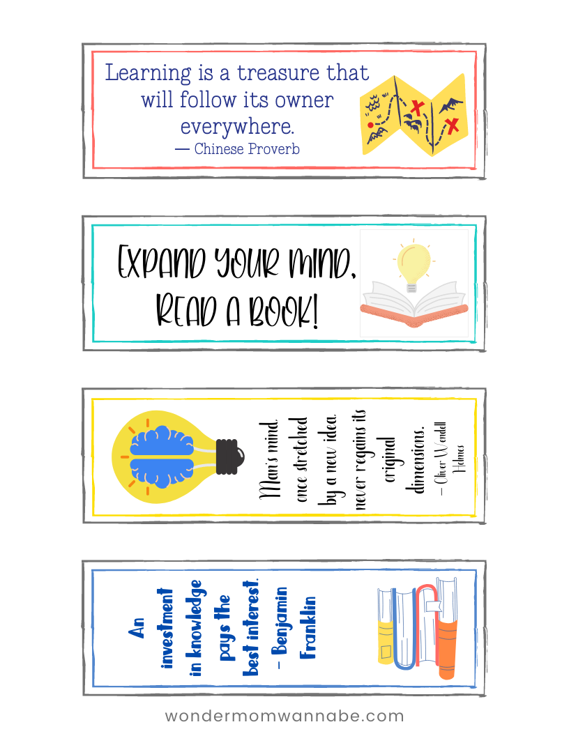 A Back to School Kit from Wondermom Shop with the words learning is a treasure.