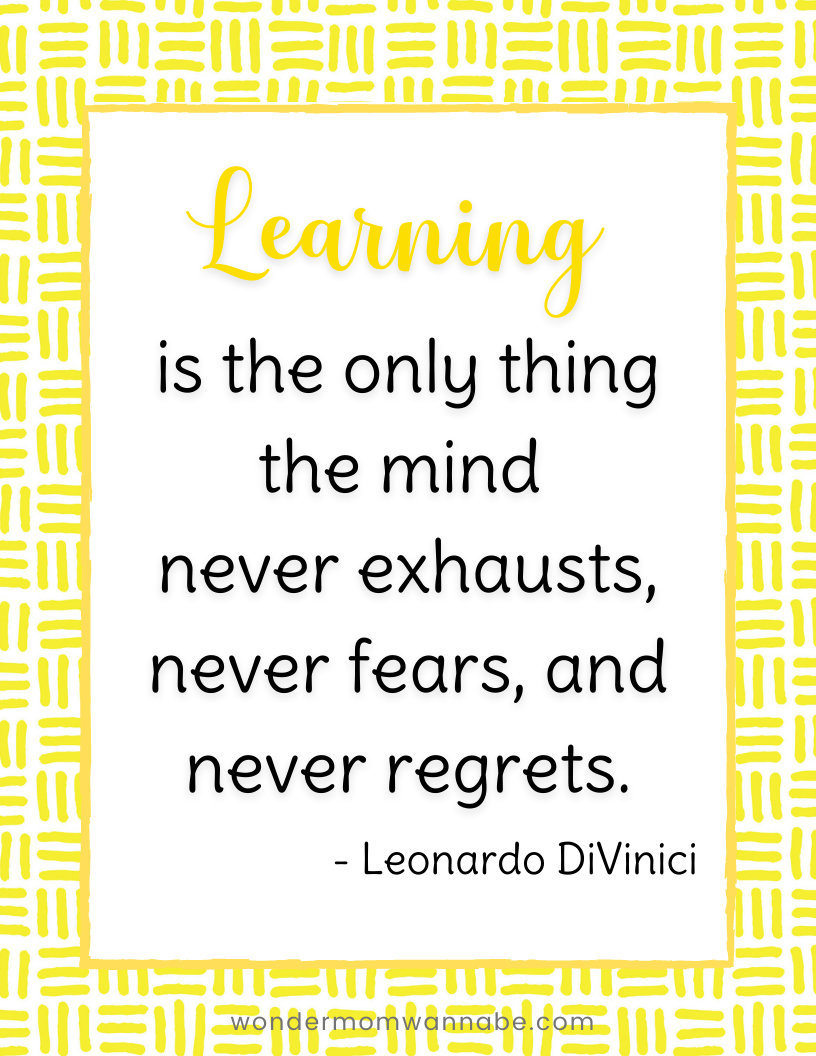 Learning is the only thing the Wondermom Shop Back to School Kit never exhausts, never fears, and never regrets.