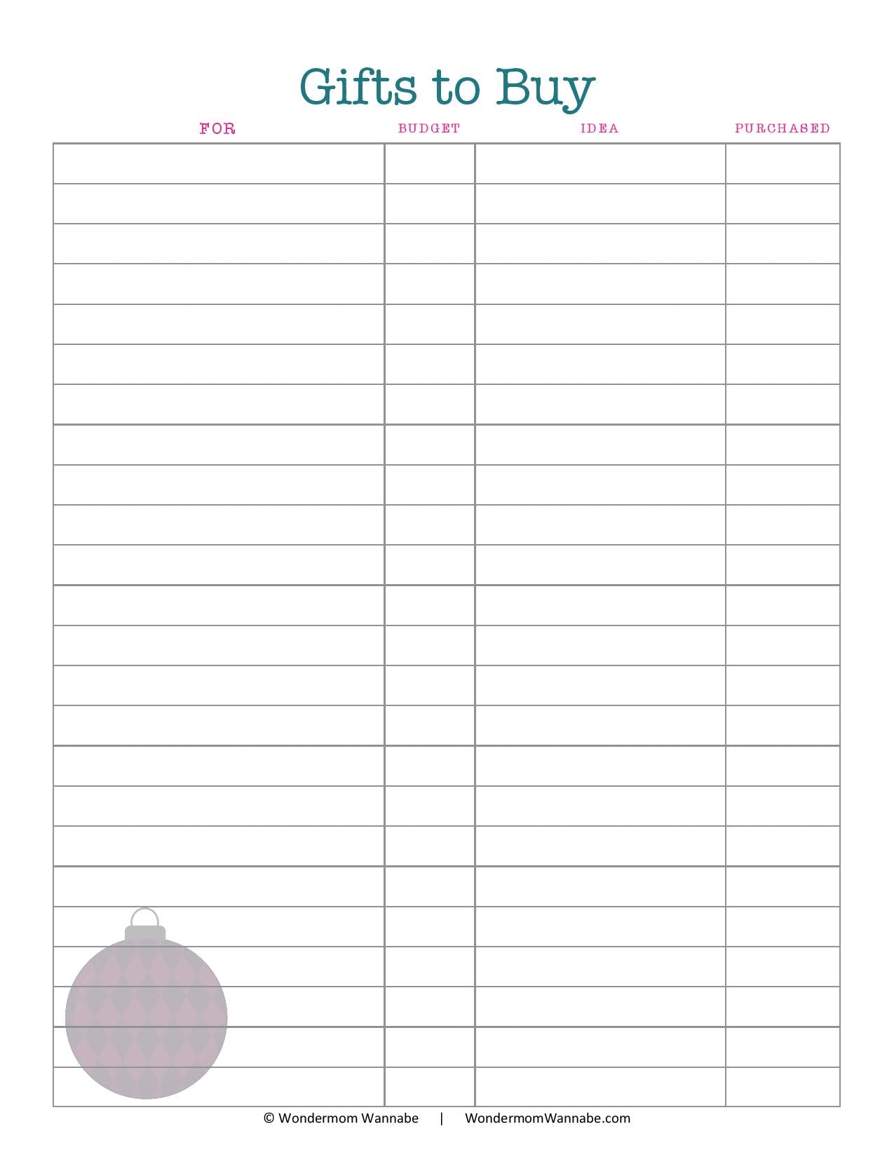 Printable Christmas Planner - Purple and Teal