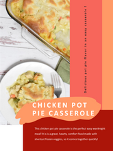 Load image into Gallery viewer, This Wondermom Wannabe&#39;s Family&#39;s Favorite Comfort Food Recipes Digital Cookbook recipe for a comforting chicken pot pie casserole is perfect for dinner.
