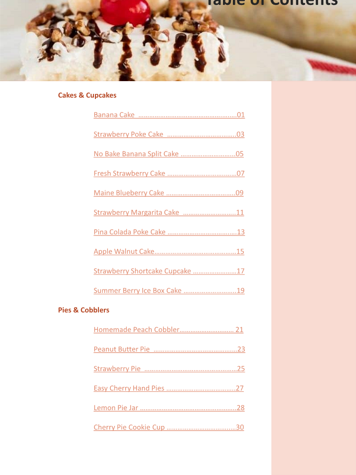 A Wondermom Wannabe Family's Favorite Dessert Recipes Digital Cookbook featuring a variety of desserts along with an image of a cake and ice cream.