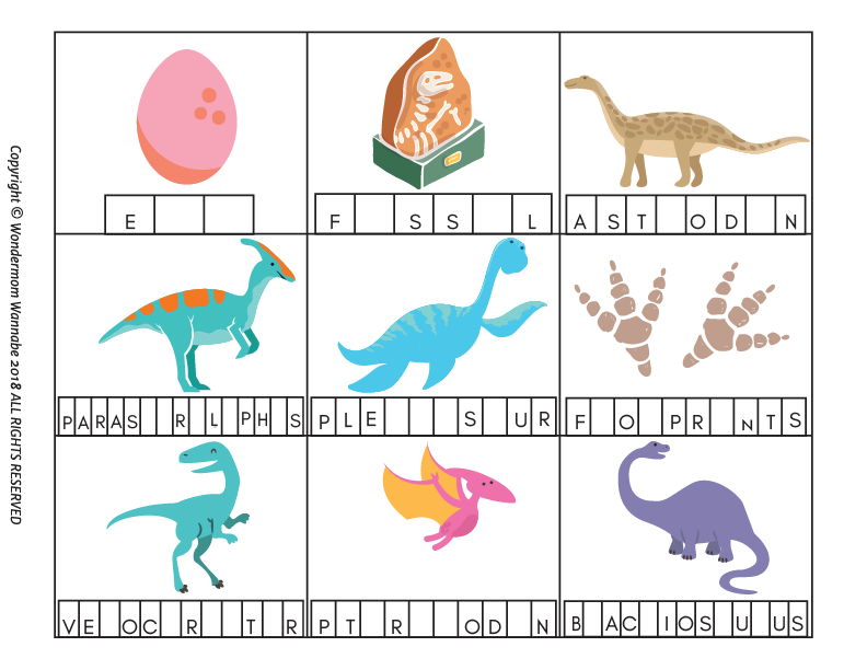 Dinosaur Activity Kit for Kids