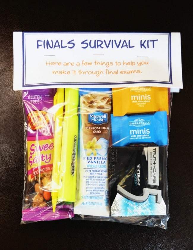 College Finals Survival Kit