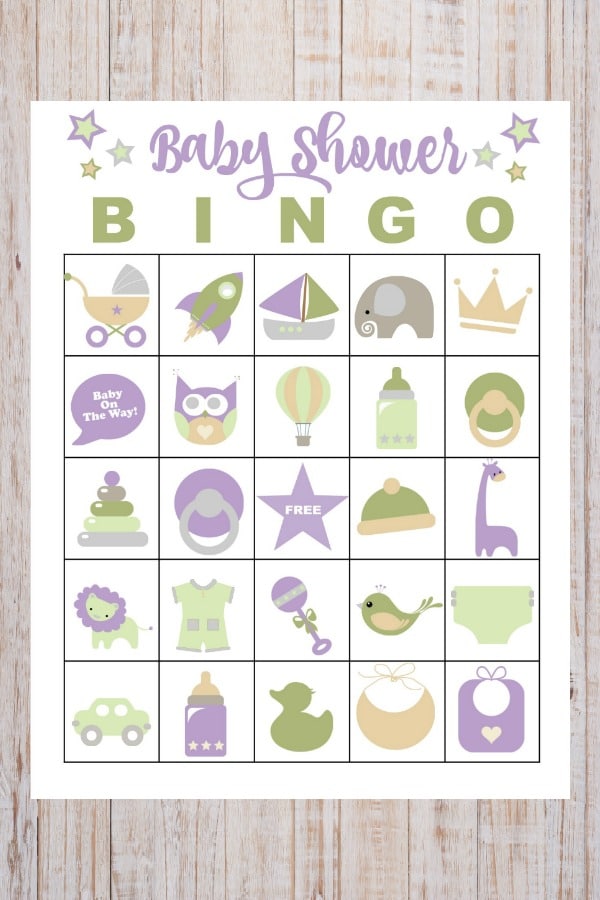 Baby Shower Bingo