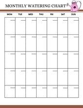 Load image into Gallery viewer, A printable monthly Garden Planner chart for garden planning by Wondermom Shop.
