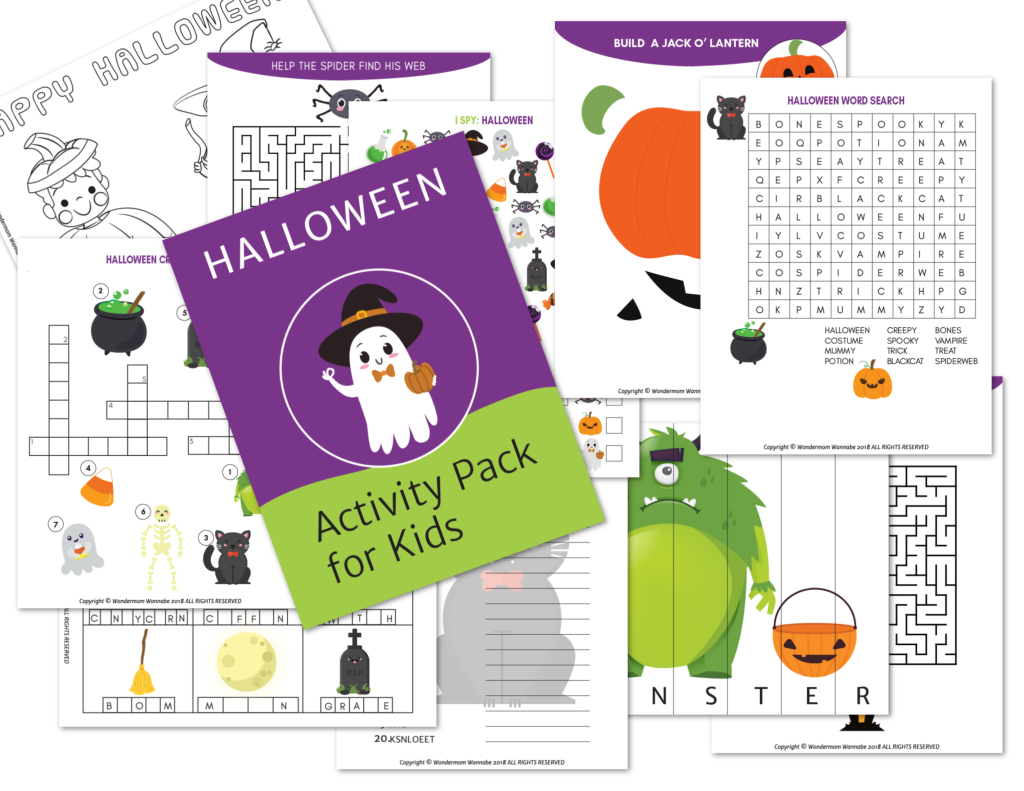 Halloween Activity Kit for Kids