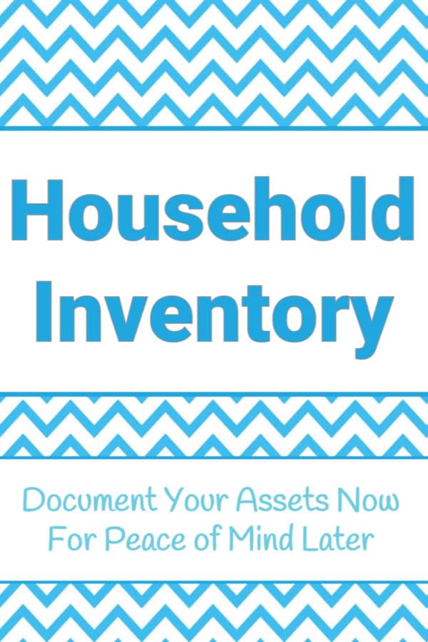 Cataloging possessions - VIP Vault's Home Inventory Printable for peace of mind.