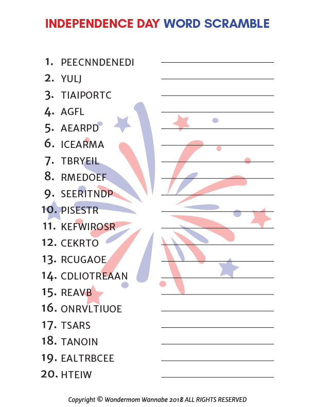 Independence Day Activity Kit for Kids