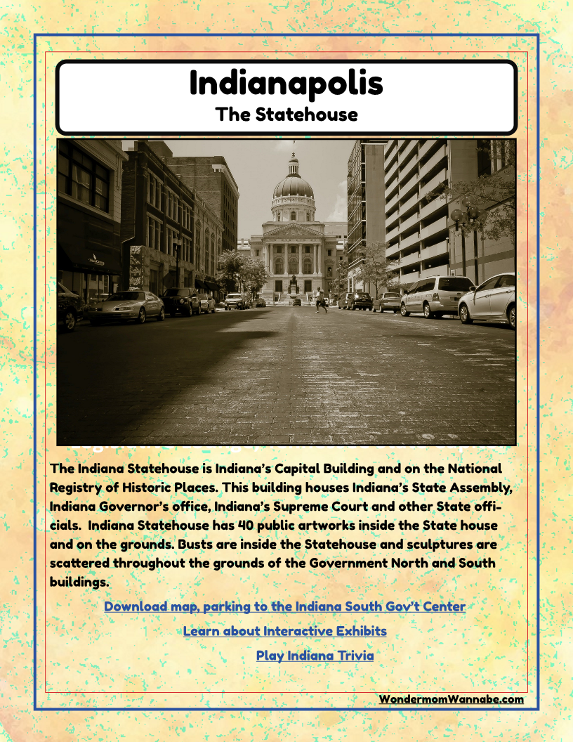 Indiana Travel Guide and Activity Kit for Kids