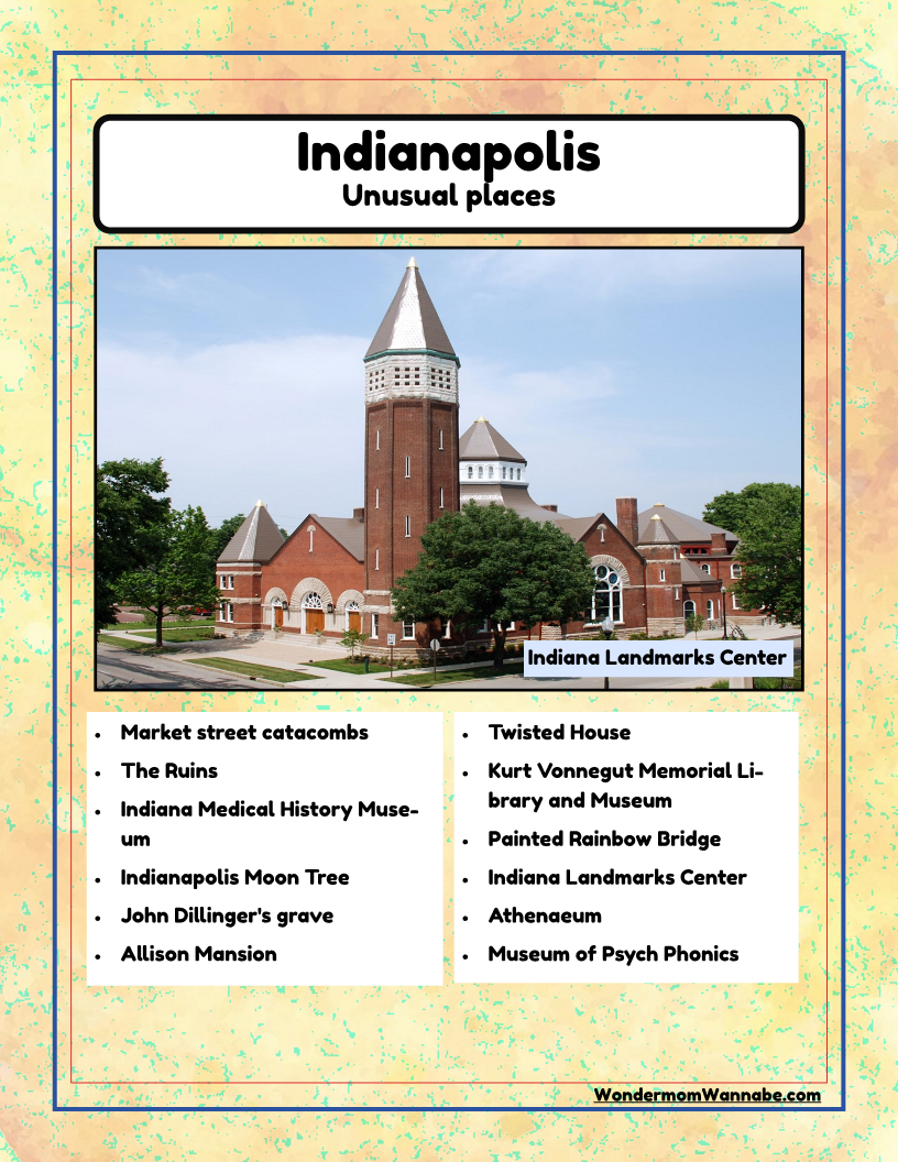 Indiana Travel Guide and Activity Kit for Kids