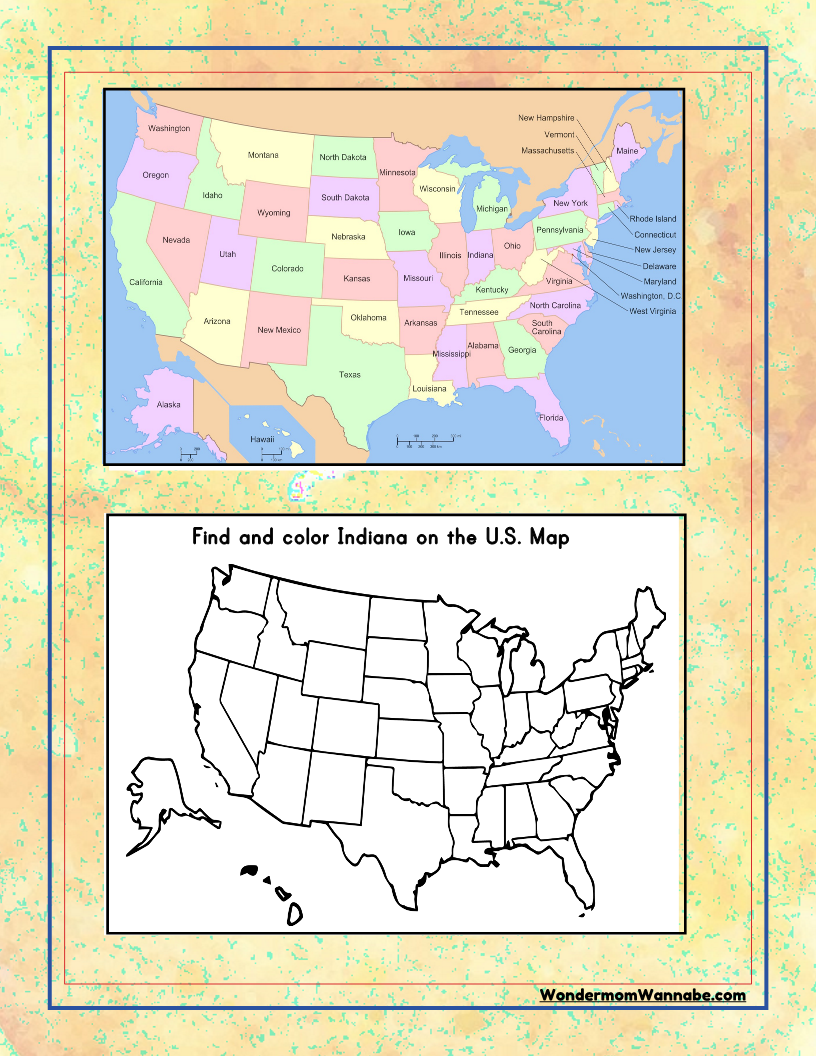 Indiana Travel Guide and Activity Kit for Kids
