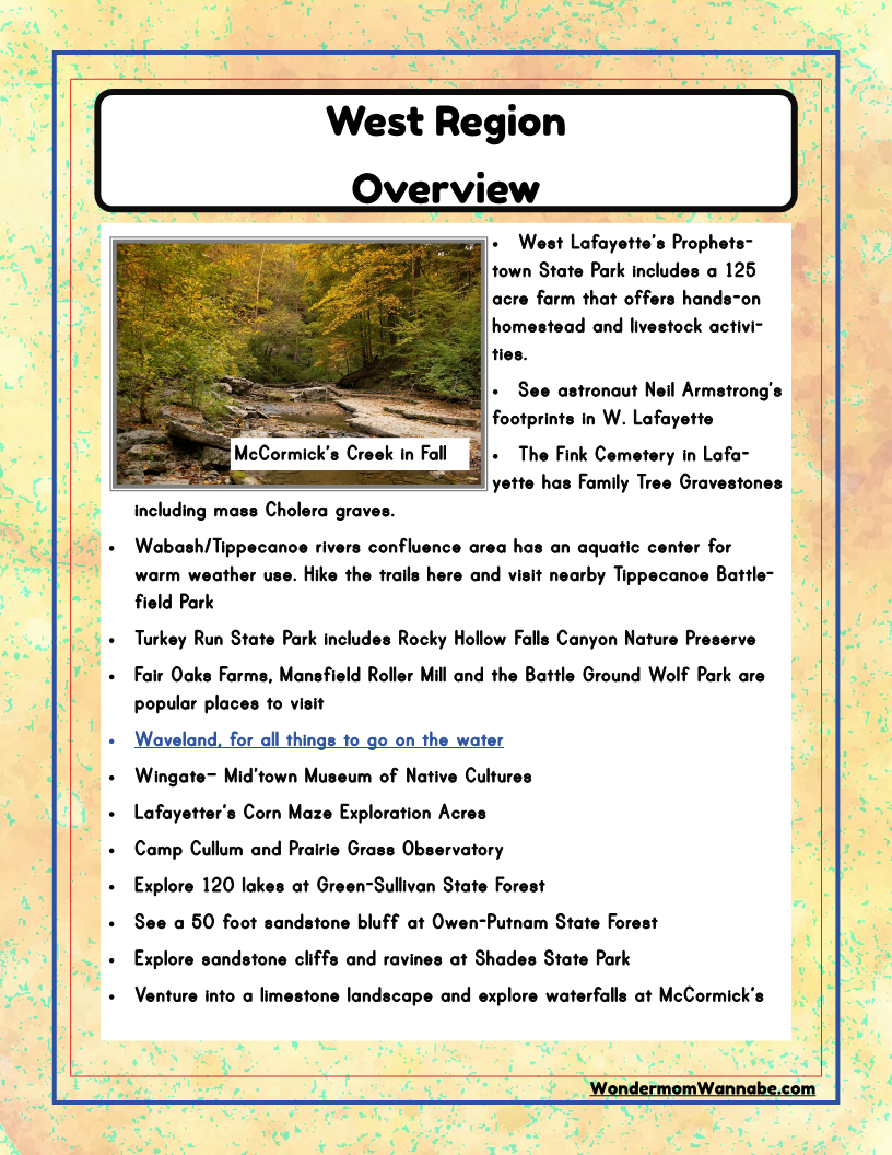 Indiana Travel Guide and Activity Kit for Kids