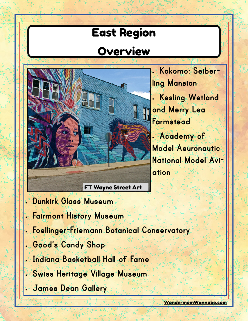 Indiana Travel Guide and Activity Kit for Kids