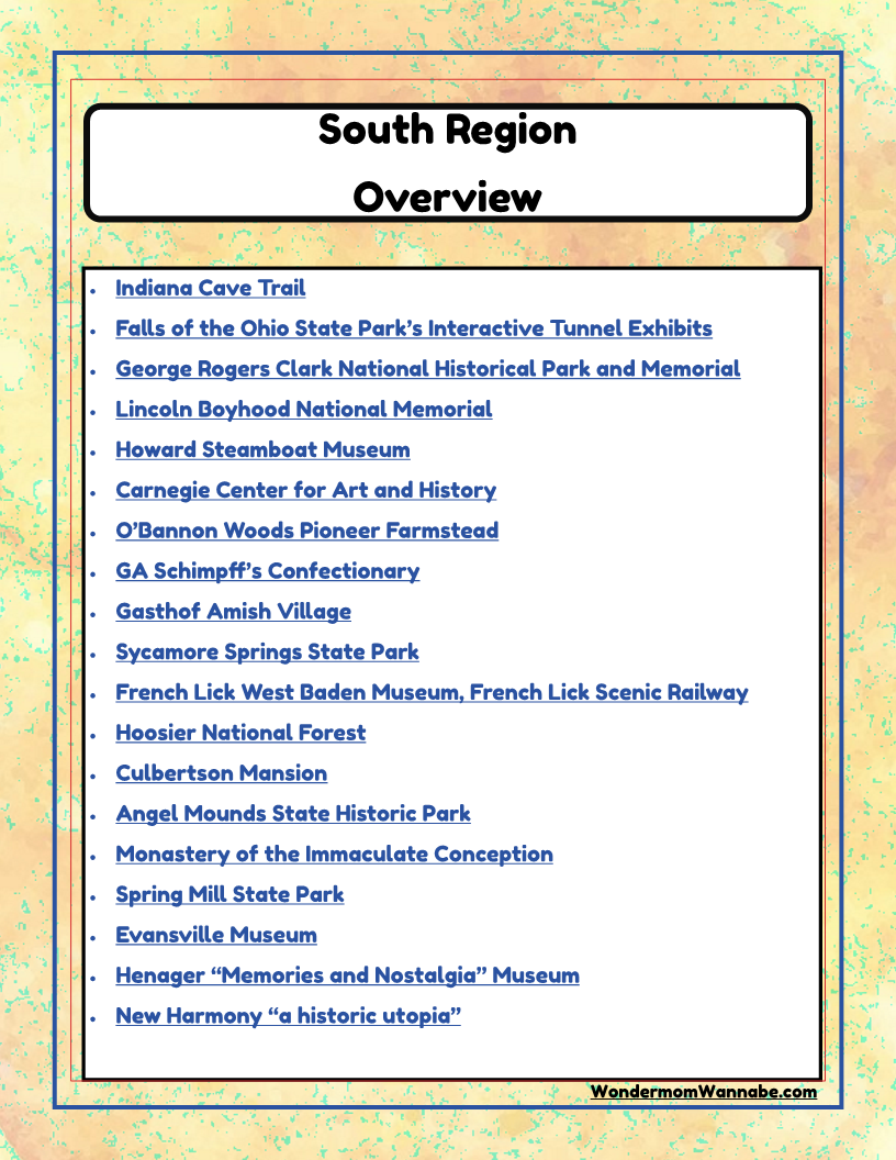 Indiana Travel Guide and Activity Kit for Kids