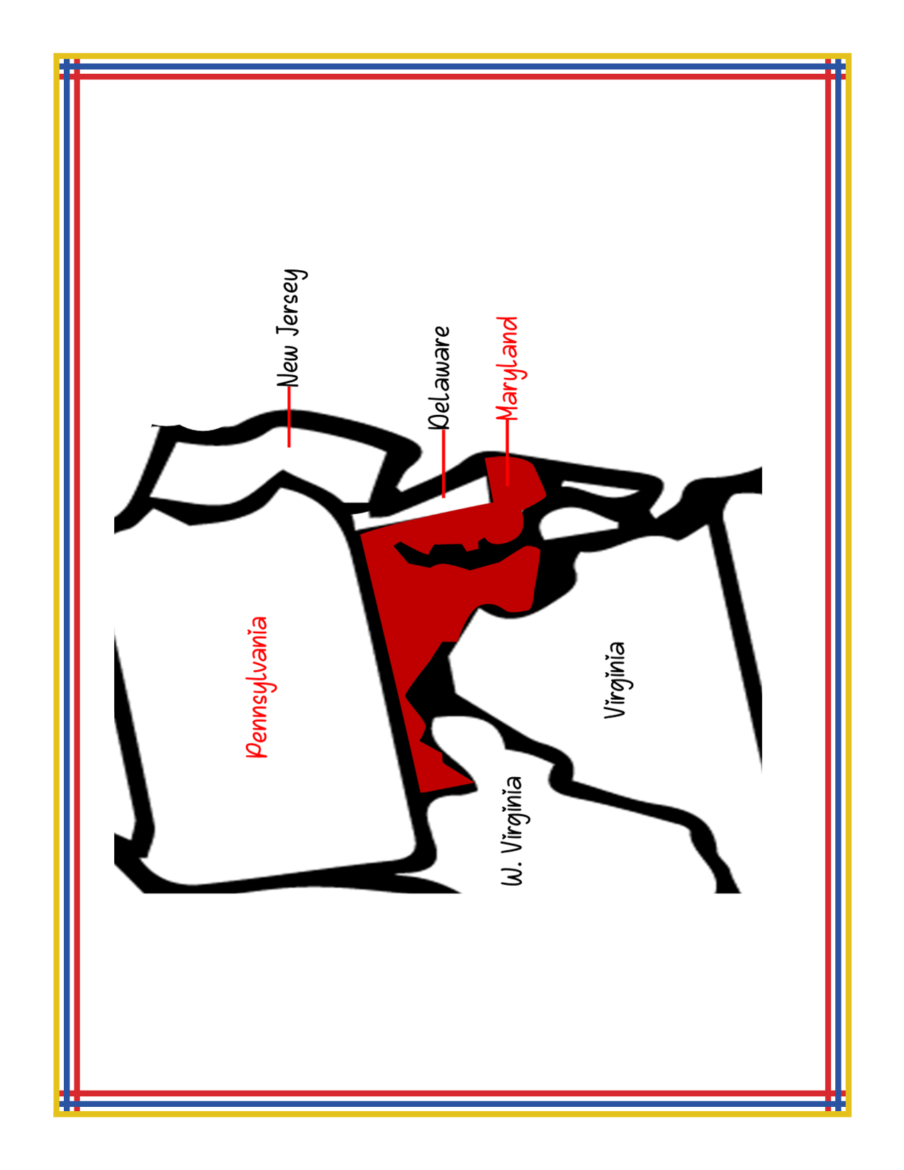Discover the beauty of Virginia with our detailed map. Perfect for your next road trip, it pairs seamlessly with the "Maryland Travel Guide and Activity Kit for Kids" by Wondermom Shop, allowing you to explore both states effortlessly. Grab this printable activity kit to keep young travelers entertained along the way!