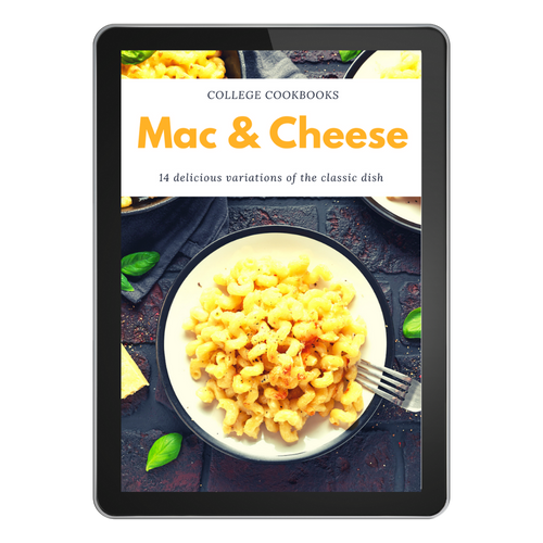 Wondermom Wannabe Mac and Cheese College Cookbook iPad cover.
