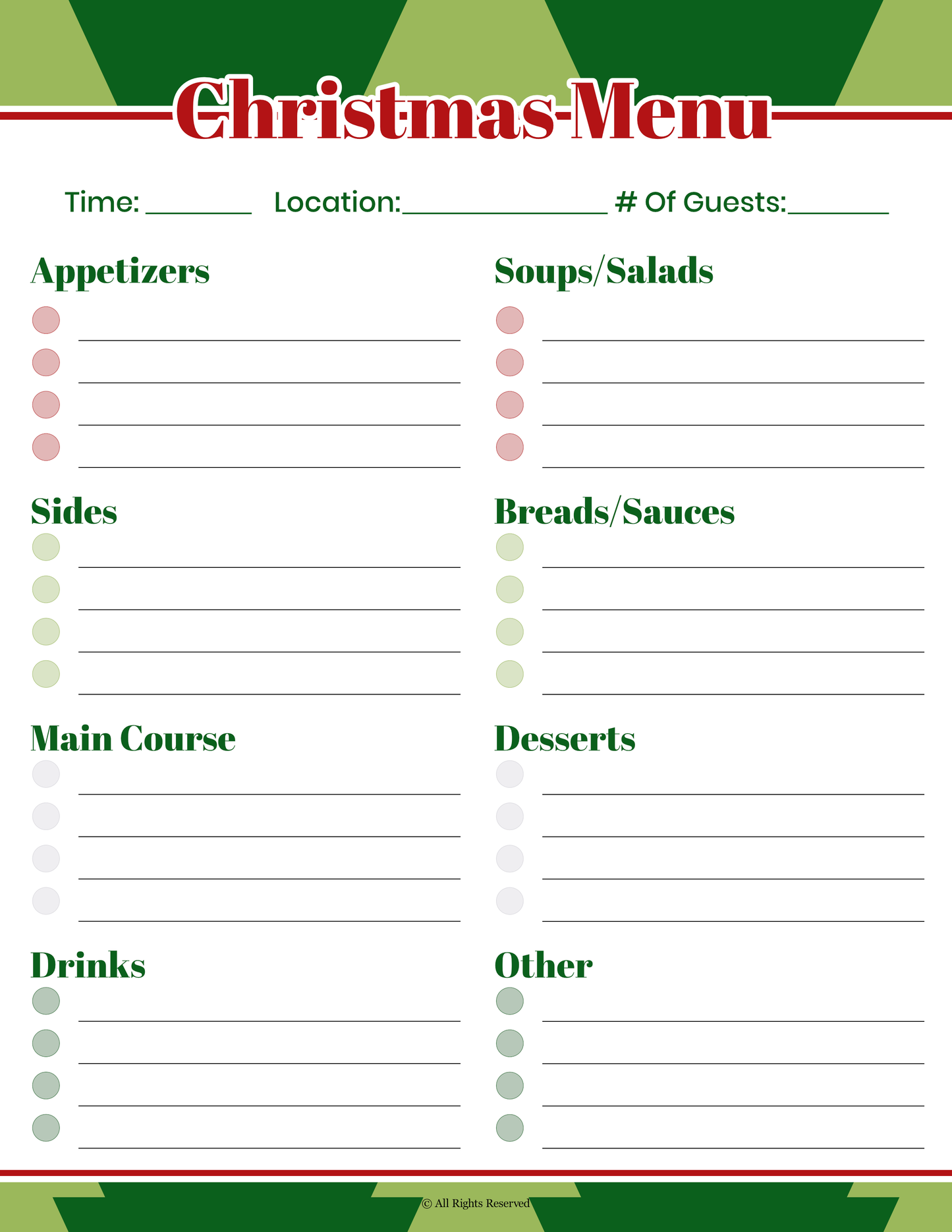 My Christmas Planner