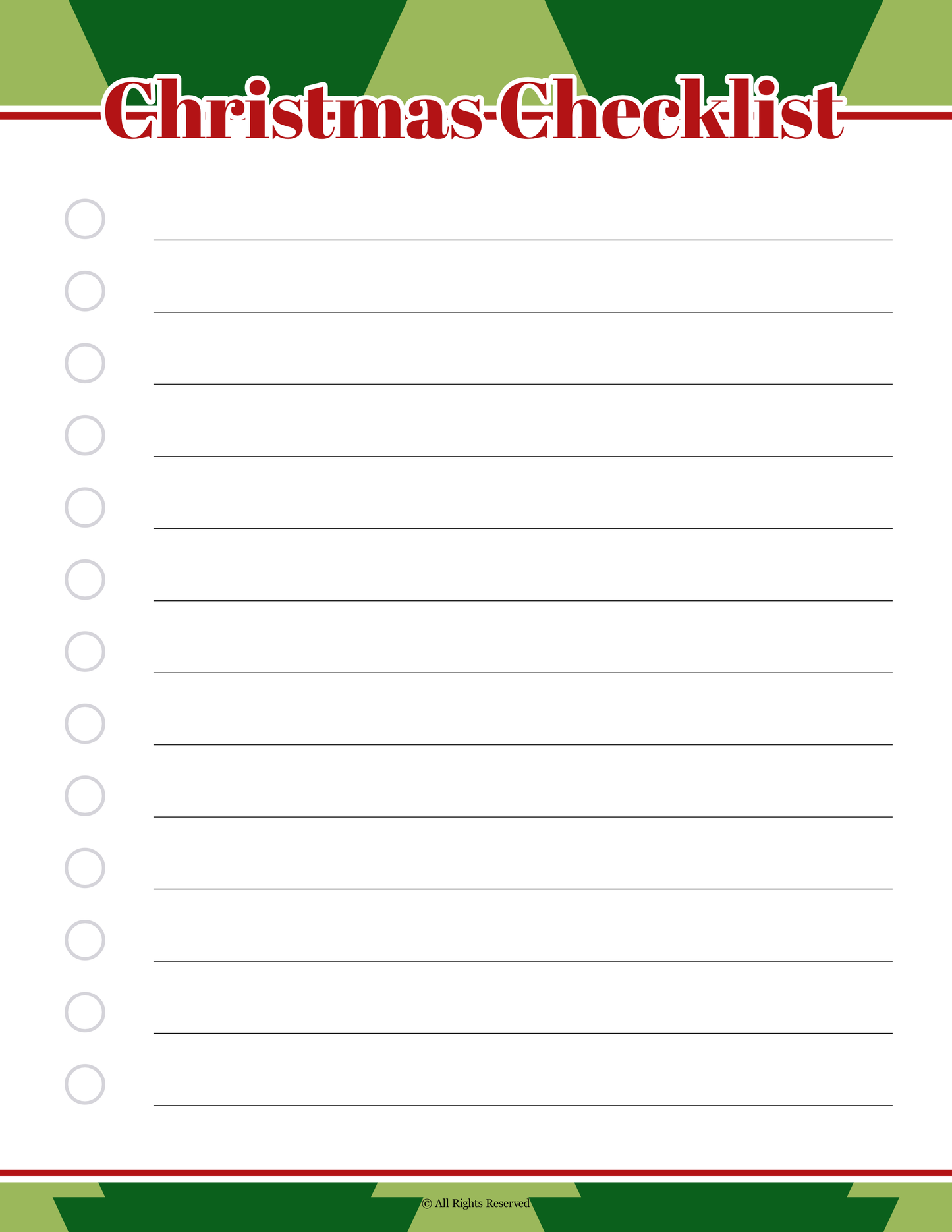 My Christmas Planner