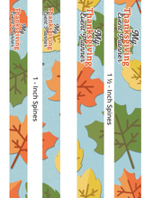 Load image into Gallery viewer, A printable set of Wondermom Shop Thanksgiving Planner labels with leaves, perfect for a planner.

