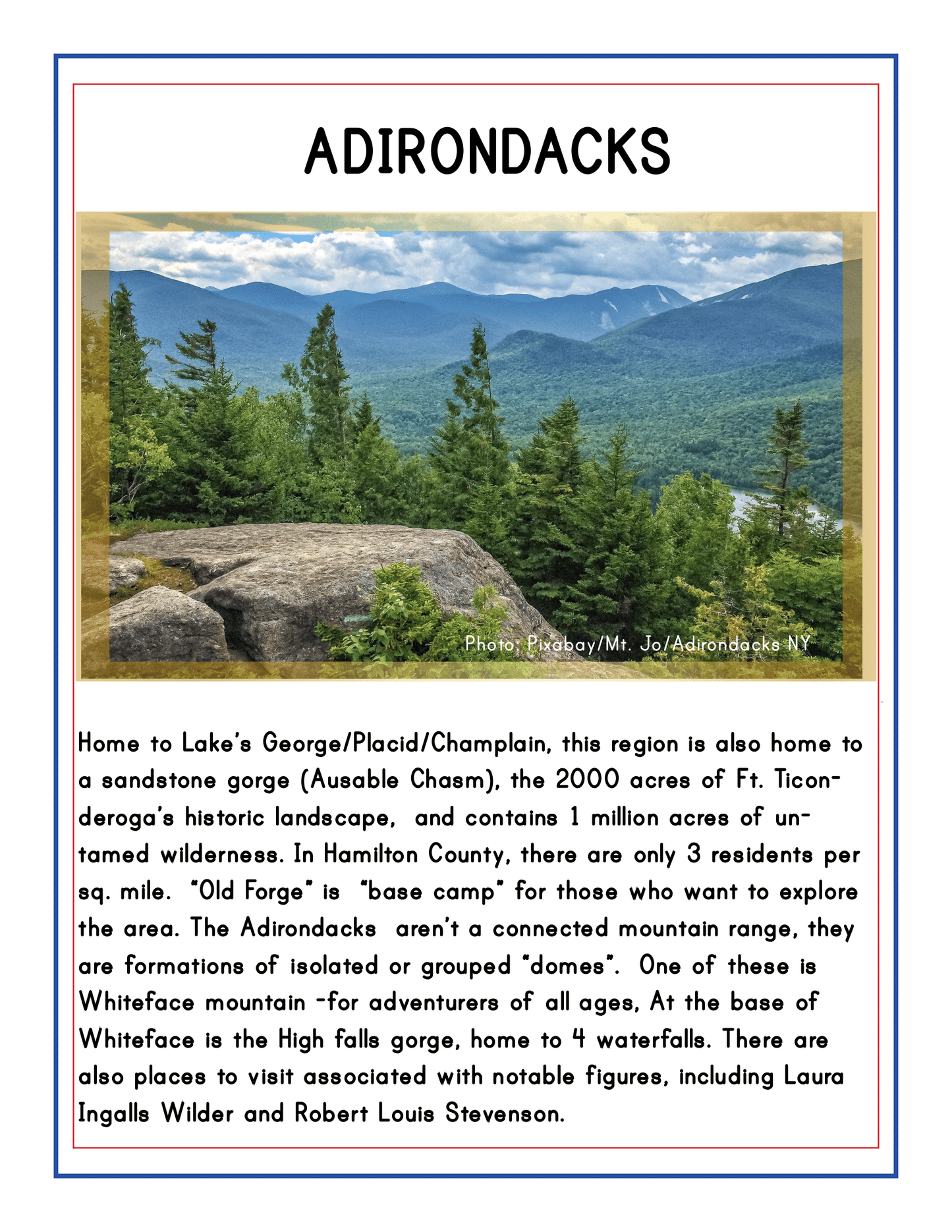 Upstate New York Travel Guide and Activity Kit for Kids