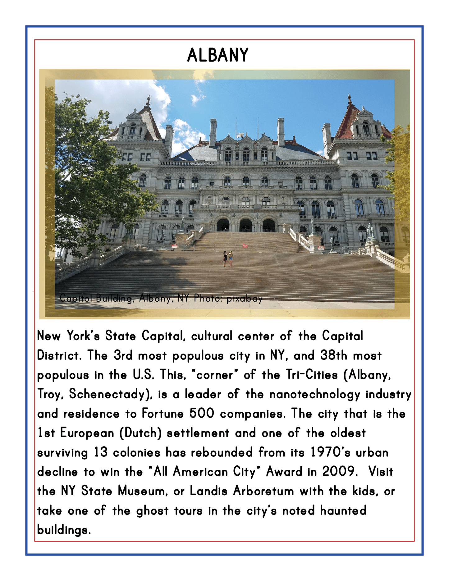 Upstate New York Travel Guide and Activity Kit for Kids