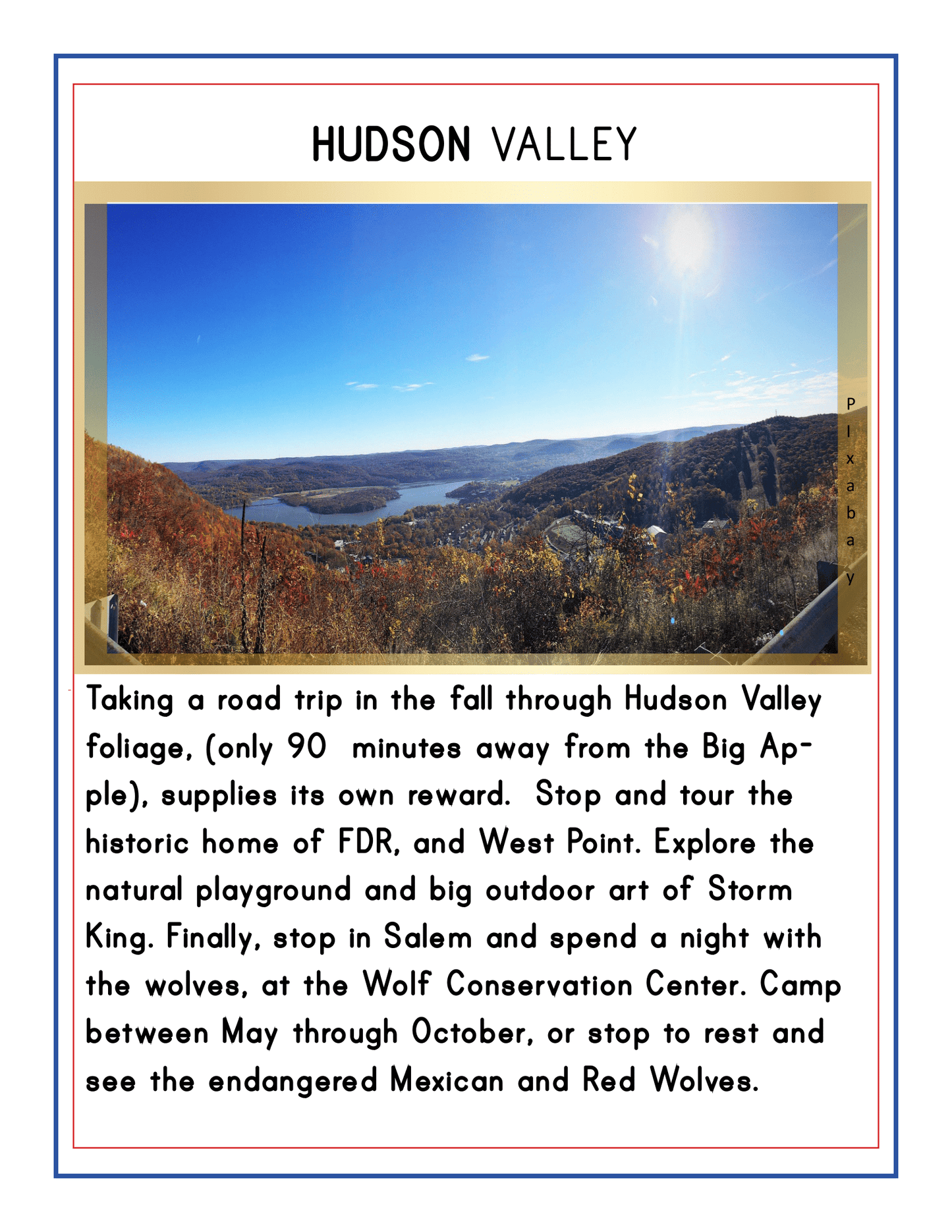 Upstate New York Travel Guide and Activity Kit for Kids
