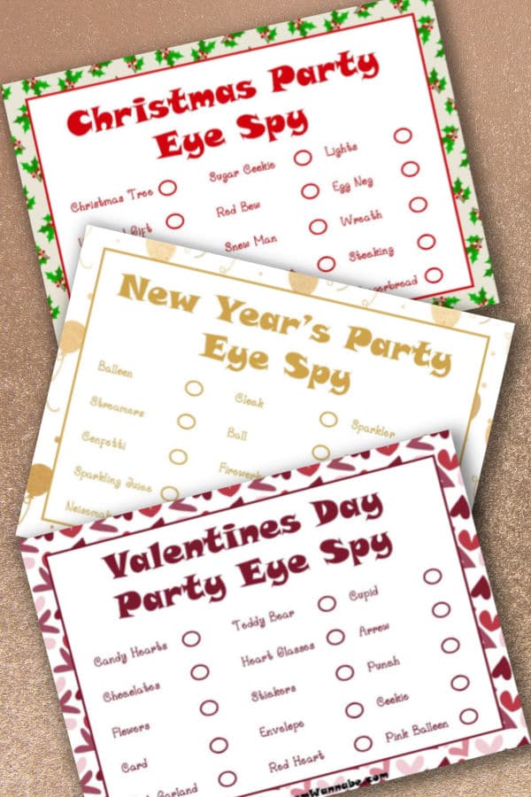 Printable Winter I Spy games by VIP Vault.
