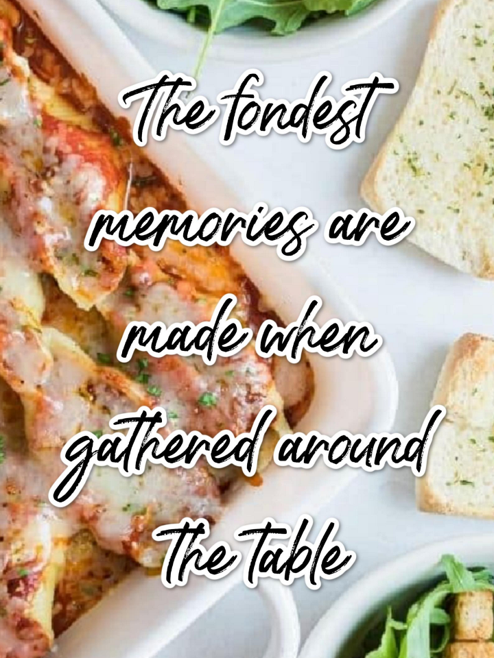 The fondest memories are made when gathered around the Family's Favorite Quick & Easy Dinner Recipes Digital Cookbook by Wondermom Wannabe.