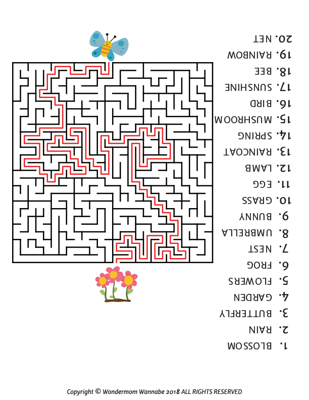 Spring Activity Kit for Kids