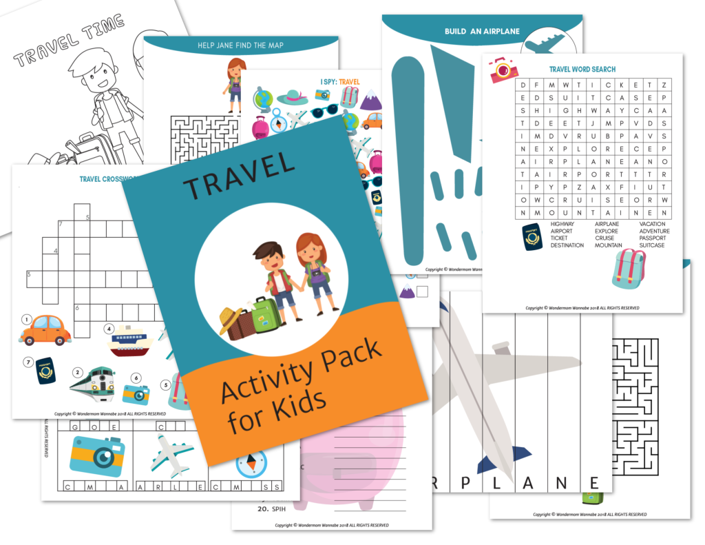 Travel Fun Pack for Kids