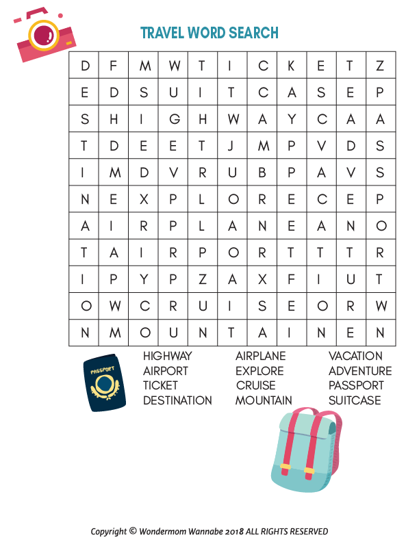 Travel Activity Kit for Kids