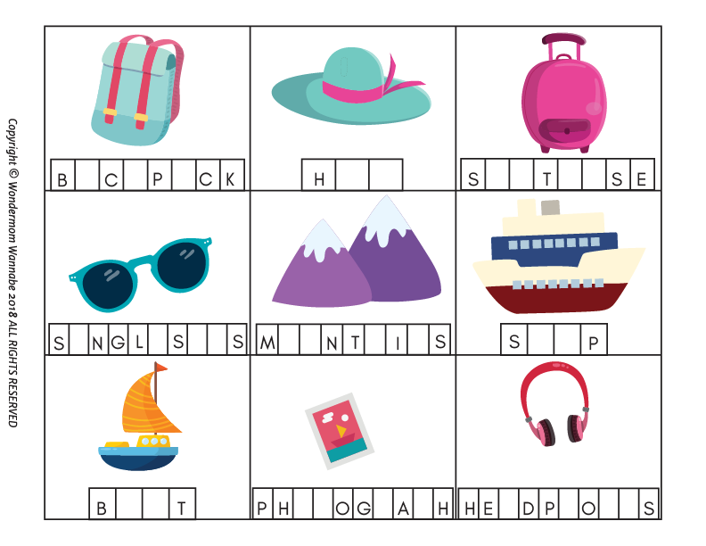 Travel Activity Kit for Kids